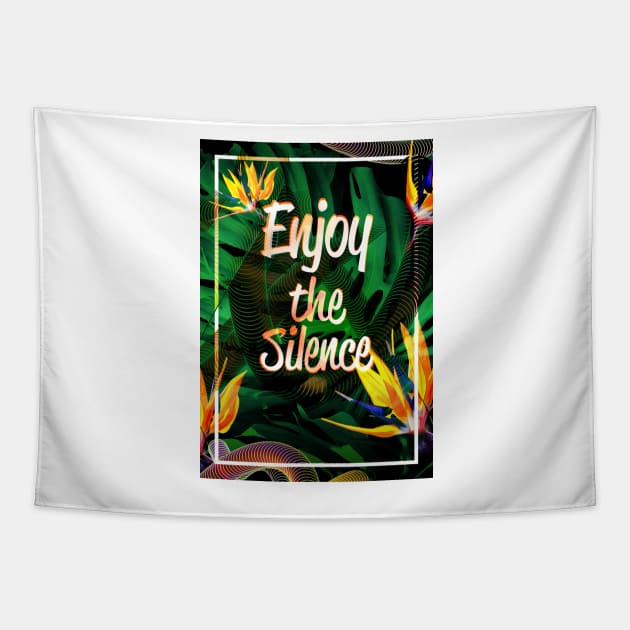 Enjoy the Silence Tapestry by dmitryb1