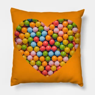 Vintage Gumball Candy Heart Photograph Pillow