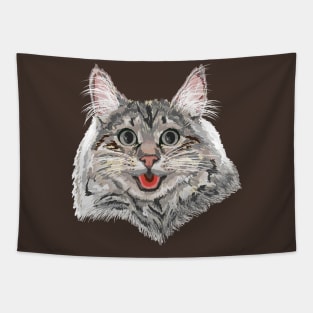 The Cat Smile Tapestry