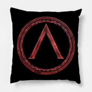 Sparta Lambda Symbol Pillow