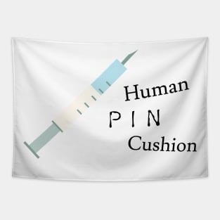 Human Pin Cushion Tapestry