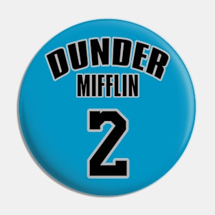 Dwight Schrute Jersey 2 (Black/Gray) Pin