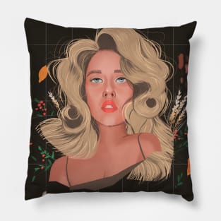 languid eyes Pillow