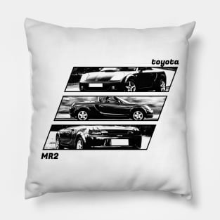 TOYOTA MR2 MK3 Black 'N White Archive 2 Pillow