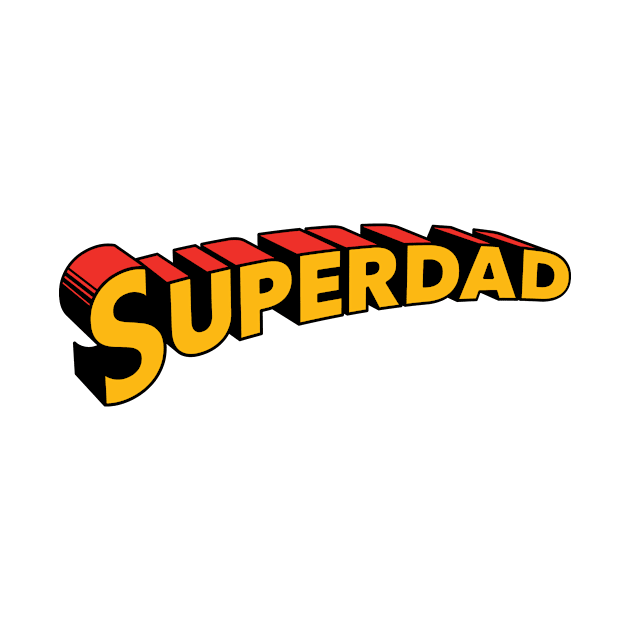 Superdad Super Hero Dad Father's Day by vonHeilige