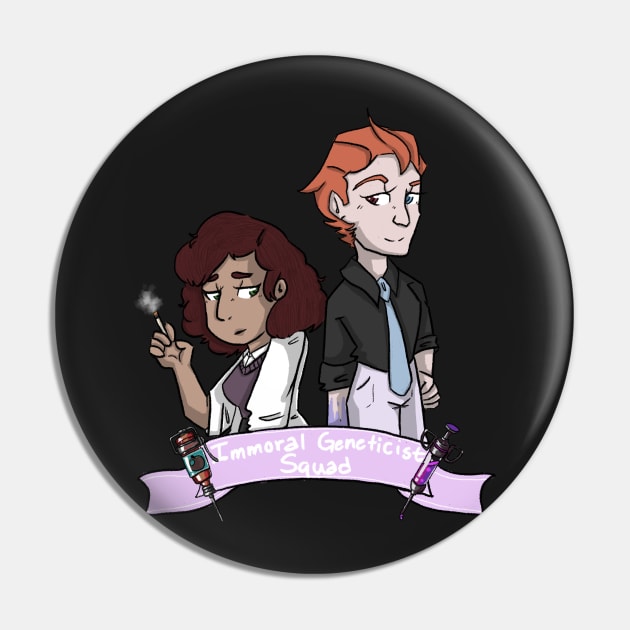 Immoral Geneticist Squad Pin by Bluejayluvsall