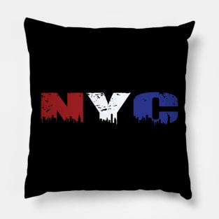 NYC Skull Pillow