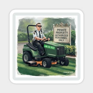 Lawn and Order Magnet