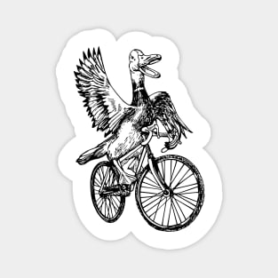 SEEMBO Duck Cycling Bicycle Cyclist Bicycling Biking Bike Magnet