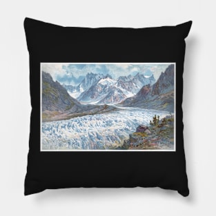 Mer De Glace glacier Pillow