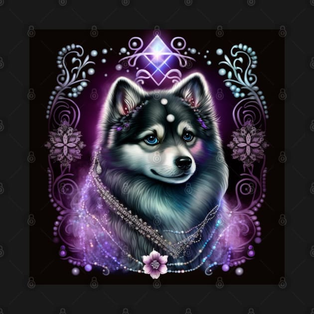 Gothic Pomsky by Enchanted Reverie