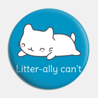 Funny Cat Pun T-Shirt Pin