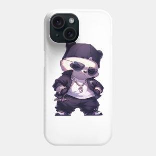 Thuggin' in Style: Chibi Panda's Track Suit Tales Phone Case