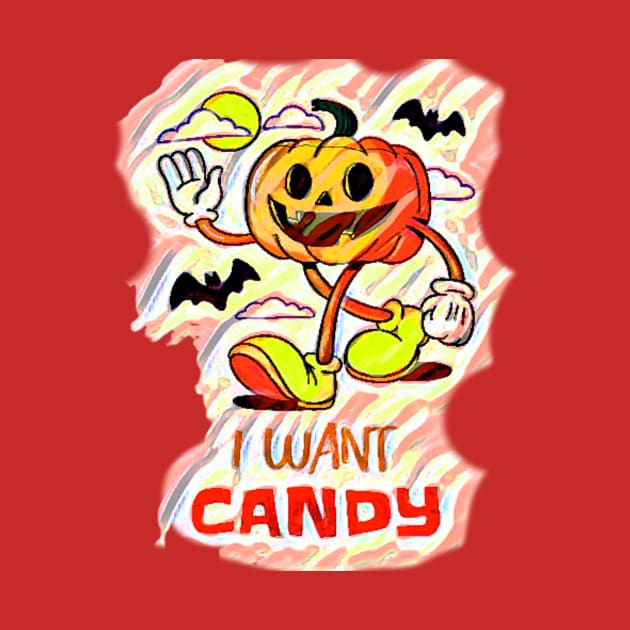 I Want Candy (Halloween Waving Pumpkin) by PersianFMts