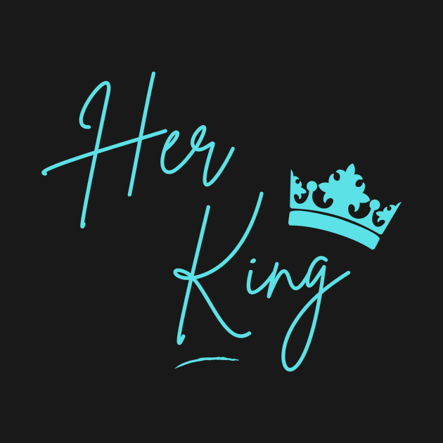 Her King Blue Crown by Benny Merch Pearl