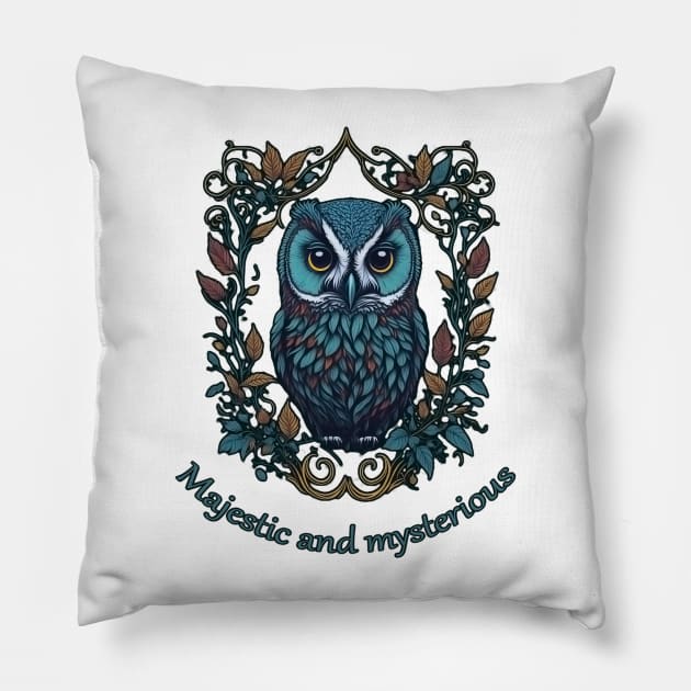 baby owl Pillow by ElArrogante