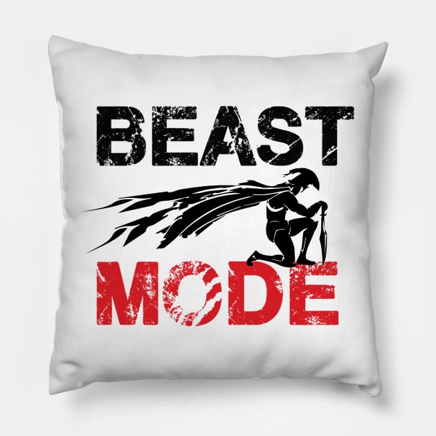 Beast mode on Pillow by Boss creative