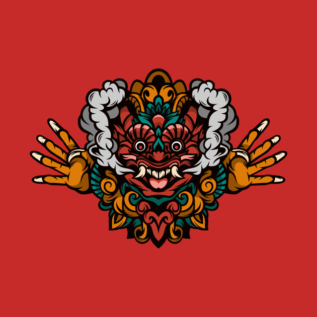 Steaming Barong Monster by SLAG_Creative