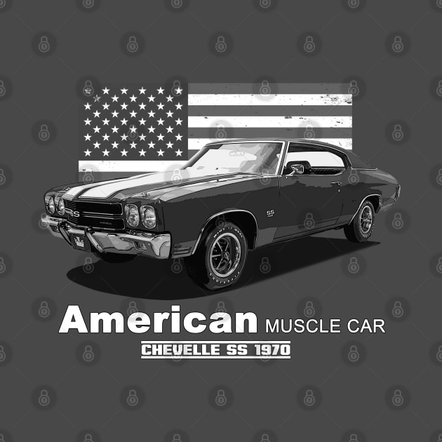 Chevelle SS American Muscle Car 60s 70s Old is Gold by Jose Luiz Filho