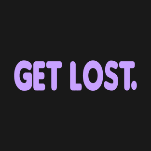 GET LOST. CLASSIC LOGO LILAC T-Shirt