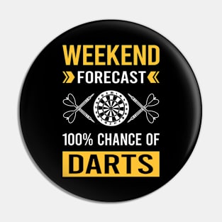 Weekend Forecast Darts Pin