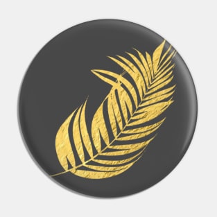 GOLDEN PALM LEAF Pin