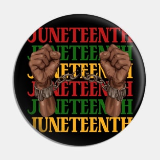 Juneteenth, Black History, Freedom Pin