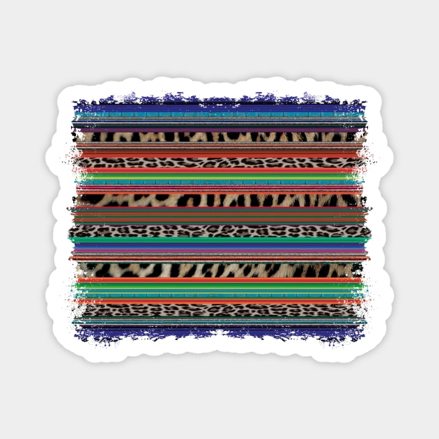 Serape Background Magnet by DigitalCreativeArt