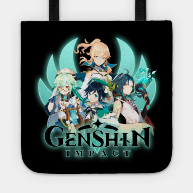 Genshin Impact Anemo Characters Genshin Impact Tote Teepublic