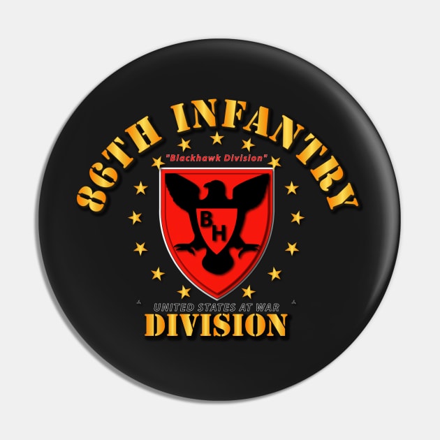 86th Infantry Division - Blackhawk Division Pin by twix123844