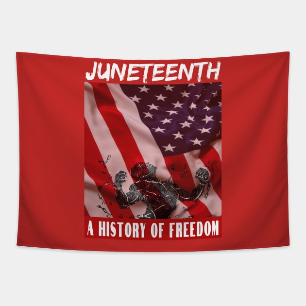 Juneteenth day freedom gift Tapestry by salah_698