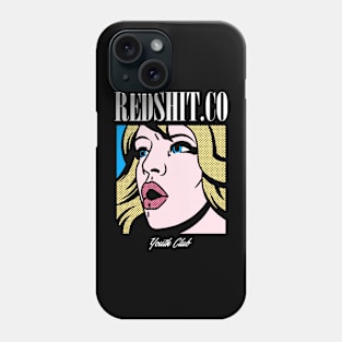 Redshit Halftone Girls Phone Case