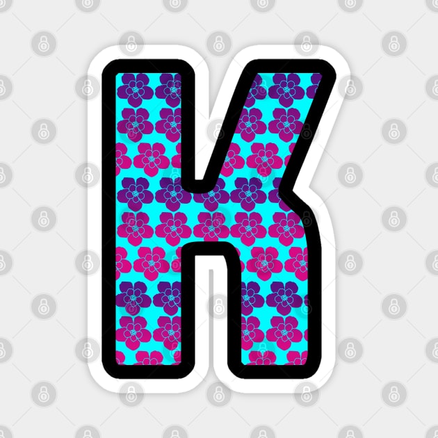 Letter K from Roses Magnet by Dolta