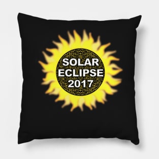 ARTISTIC solar eclipse 2017 Pillow