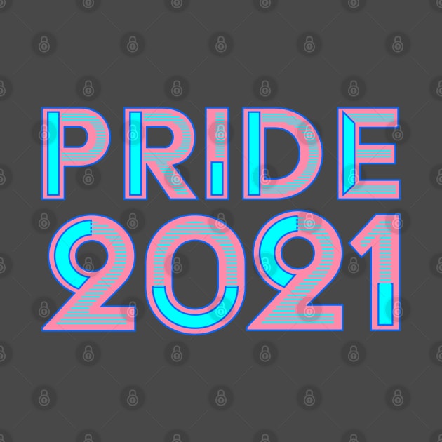 LGTBQ Pride Month Tee - 2021 - Trans Flag Colors by South-O-Matic