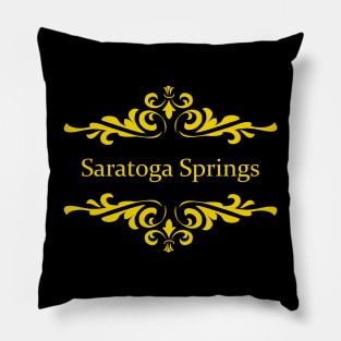 Saratoga Springs Upstate New York Pillow