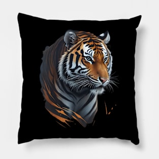 Amazing Wildlife Tiger Face Pillow