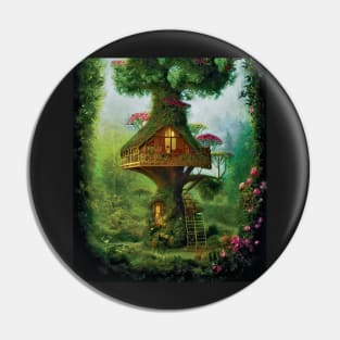 Fairy Tree House Pin