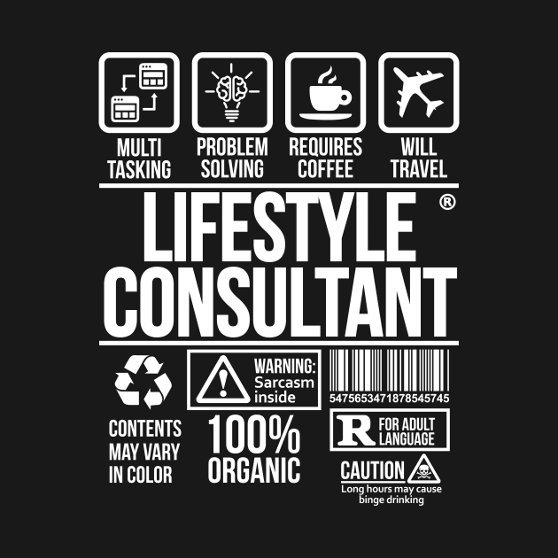 Lifestyle Consultant T-shirt | Job Profession | #DW by DynamiteWear