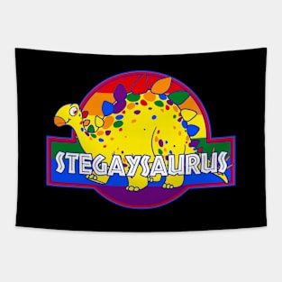 Stegaysaurus Pride Dinosaur Tapestry