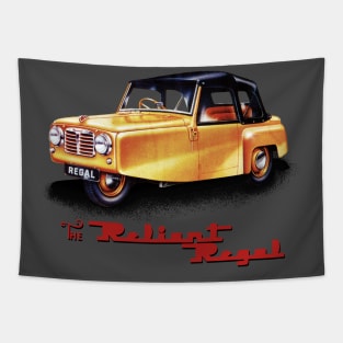 The Legendary Reliant Regal Vintage Car by MotorManiac Tapestry