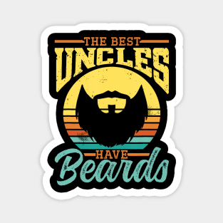 The Best Uncles Have Beards Men Bearded Dad Beard Father Magnet