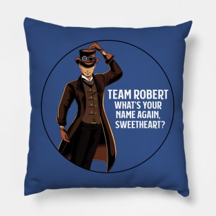 Team Robert 2020 with white text Pillow