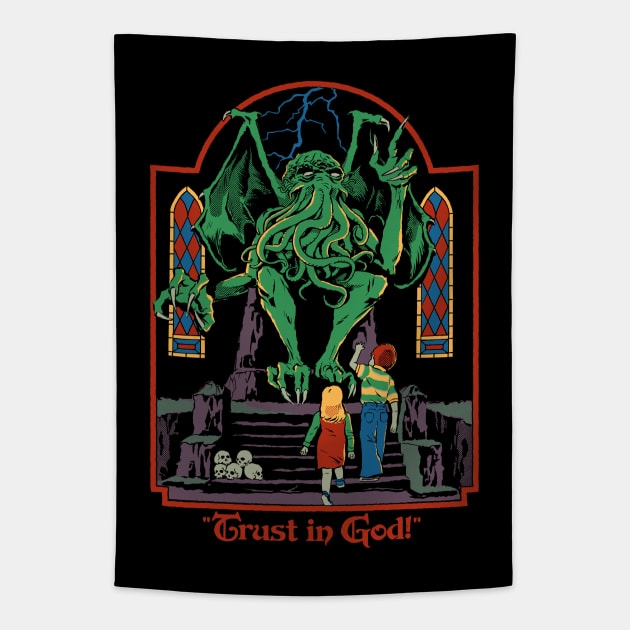 Trust in God Tapestry by Steven Rhodes