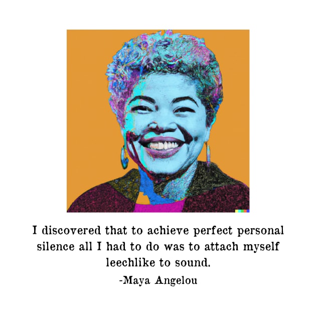 Maya Angelou Silence Quote - Famous Writer Quotes by WrittersQuotes