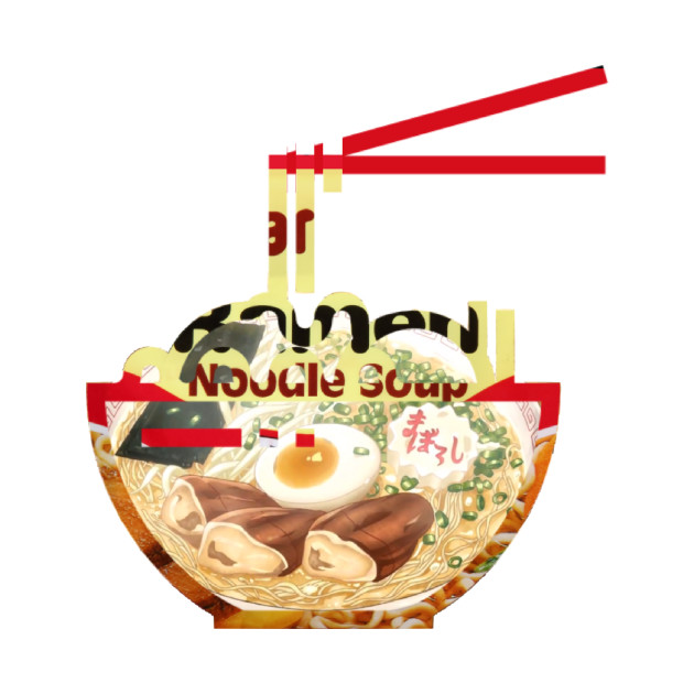 Anime Ramen Food TShirt TeePublic