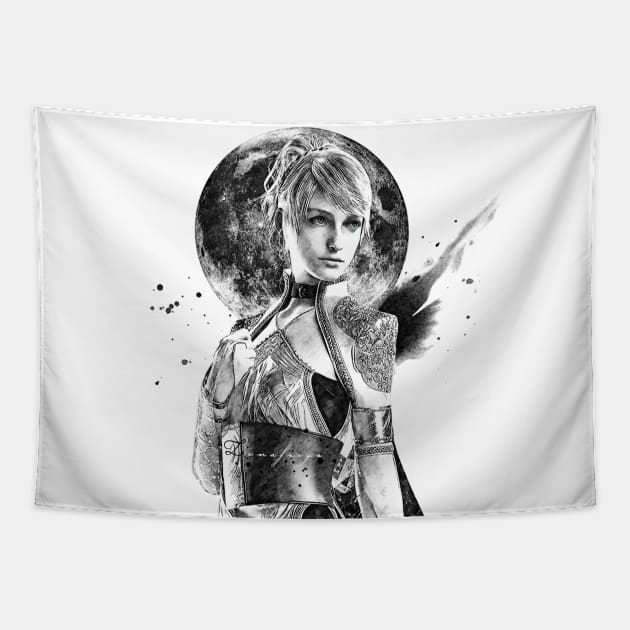 Pencil Crumbs Oracle Tapestry by stingi