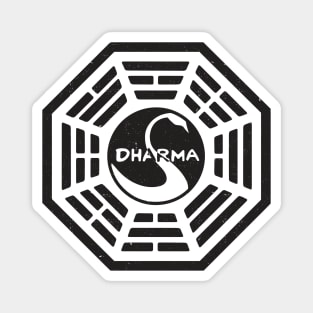 Dharma Initiative - vintage Lost logo Magnet