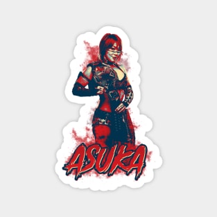 Asuka Wrestler Pop Art Magnet