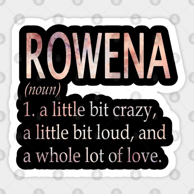 Rowena  Name Art Print